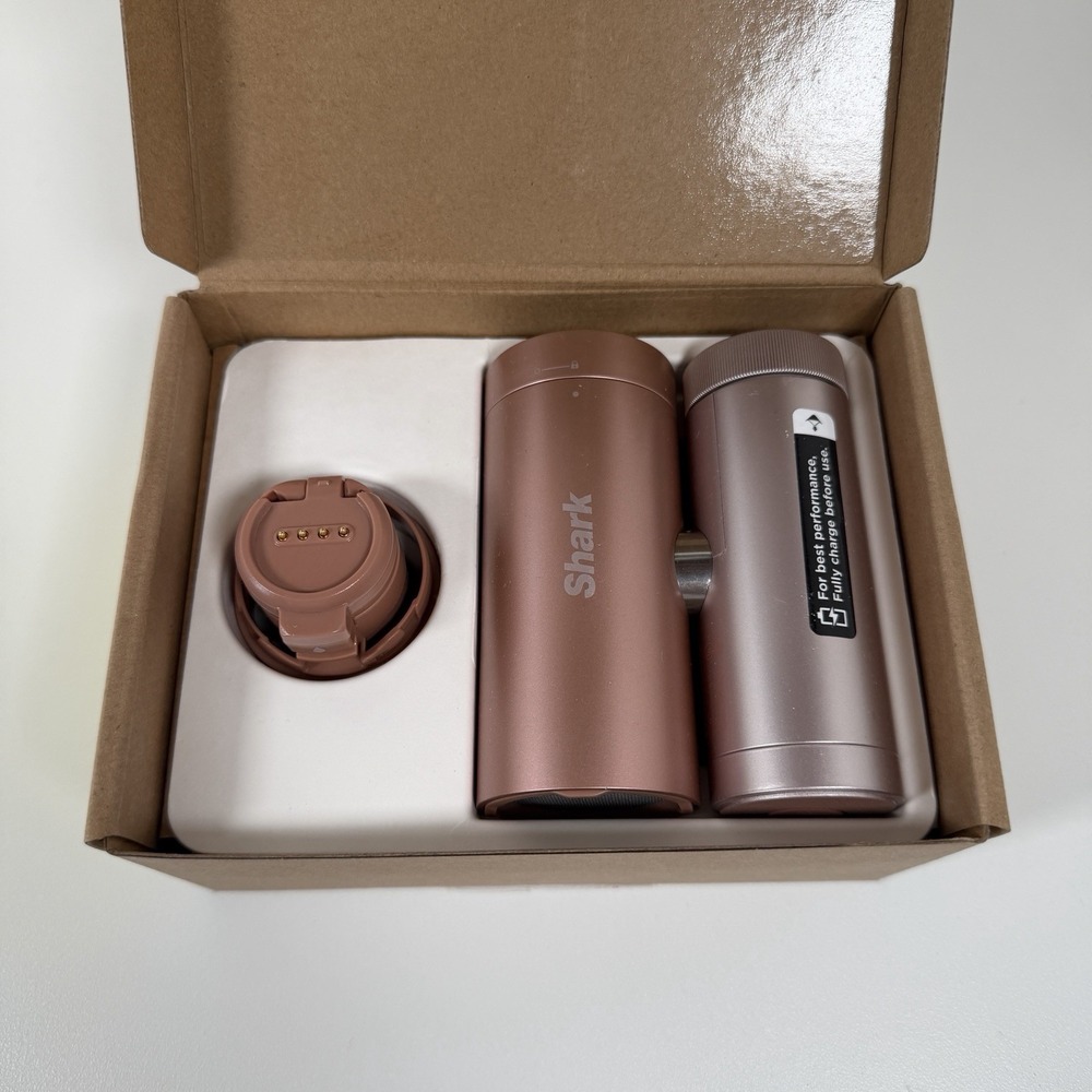 Portable Cooling Fan Mist System 2-in-1 Handheld Rose Gold FA023 Shark ChillPill